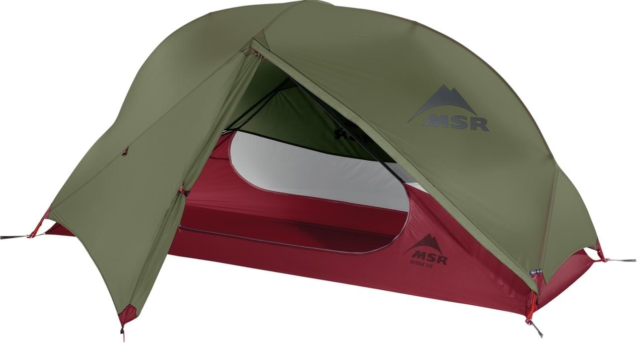 1-persoons-tent-lichtgewicht-953xwg-1.jpg MSR Hubba NX / 1 Persoons Tent Groen - Afbeelding 1