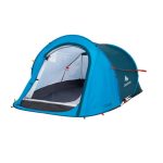 Free Shipping! Quechua, 2 Second Pop Up Camping Tent, Waterproof, 2 Person, Blue Walmart Business Supplies