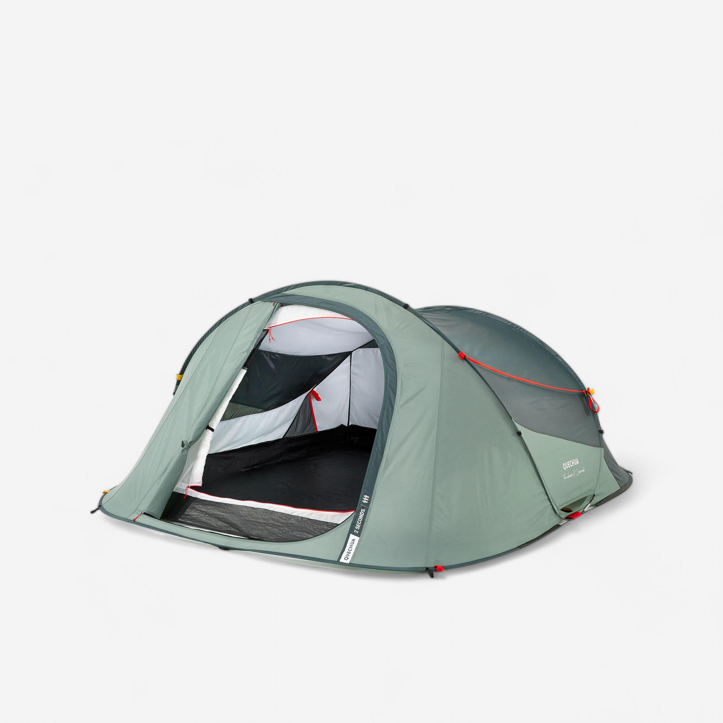 2-seconds-tent-455sjm-1.jpg Pop up tent voor 3 personen, 2 Seconds, groen - Afbeelding 1