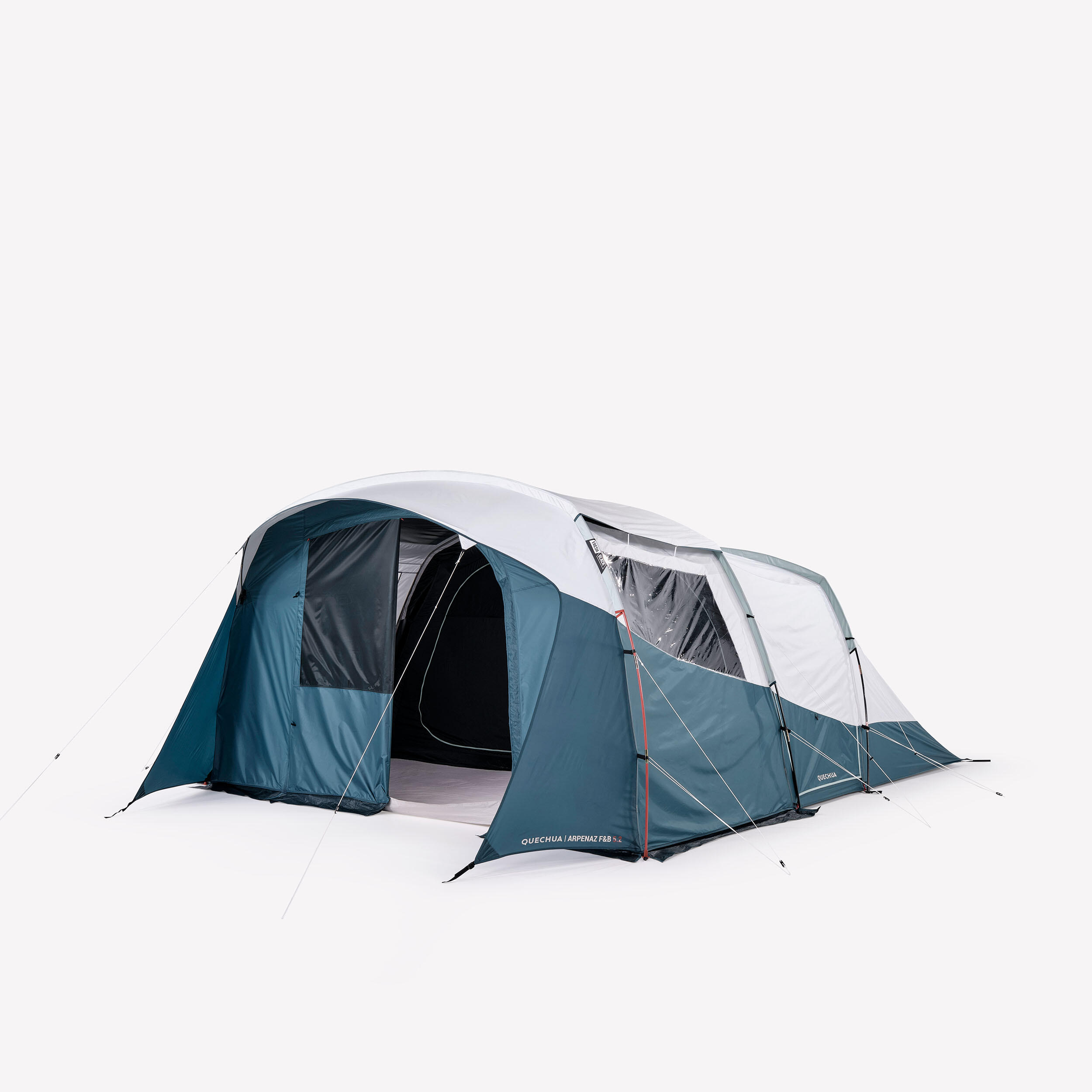5-persoons-tent-043vvs-1.jpg Tent Arpenaz 5.2 Fresh & Black 5 personen | Decathlon - Afbeelding 1