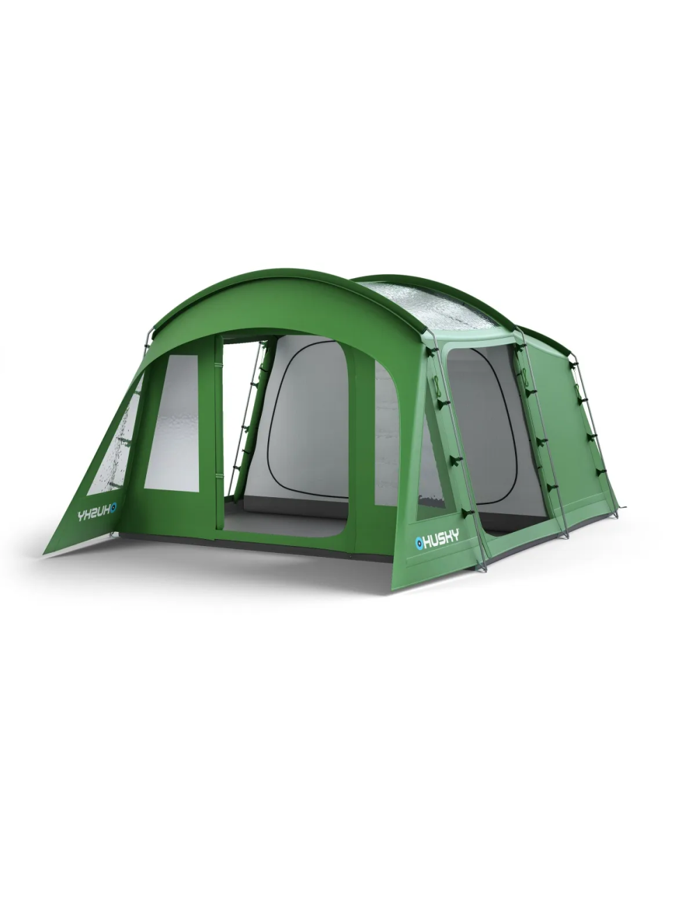 5-persoons-tent-284owu.png Husky Caravan 12 Dural Tent – 5 Persoons Familietent met Vestibule Groen - Afbeelding 1