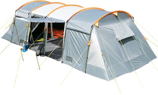 8-persoons-tent-025uek-1.jpg Skandika Montana 8 Tent – Tunneltenten – Campingtent – Voor 8 personen – 200 cm... | bol - Afbeelding 1
