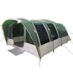 vidaXL Tunneltent 8 persoons waterdicht groen : Amazon.nl: Sport & outdoor