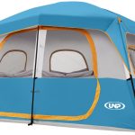 UNP Campingtent voor 8 personen, waterdichte, winddichte familietent met regenvlieg, gemakkelijk op te zetten, draagbare koepeltenten voor kamperen ...