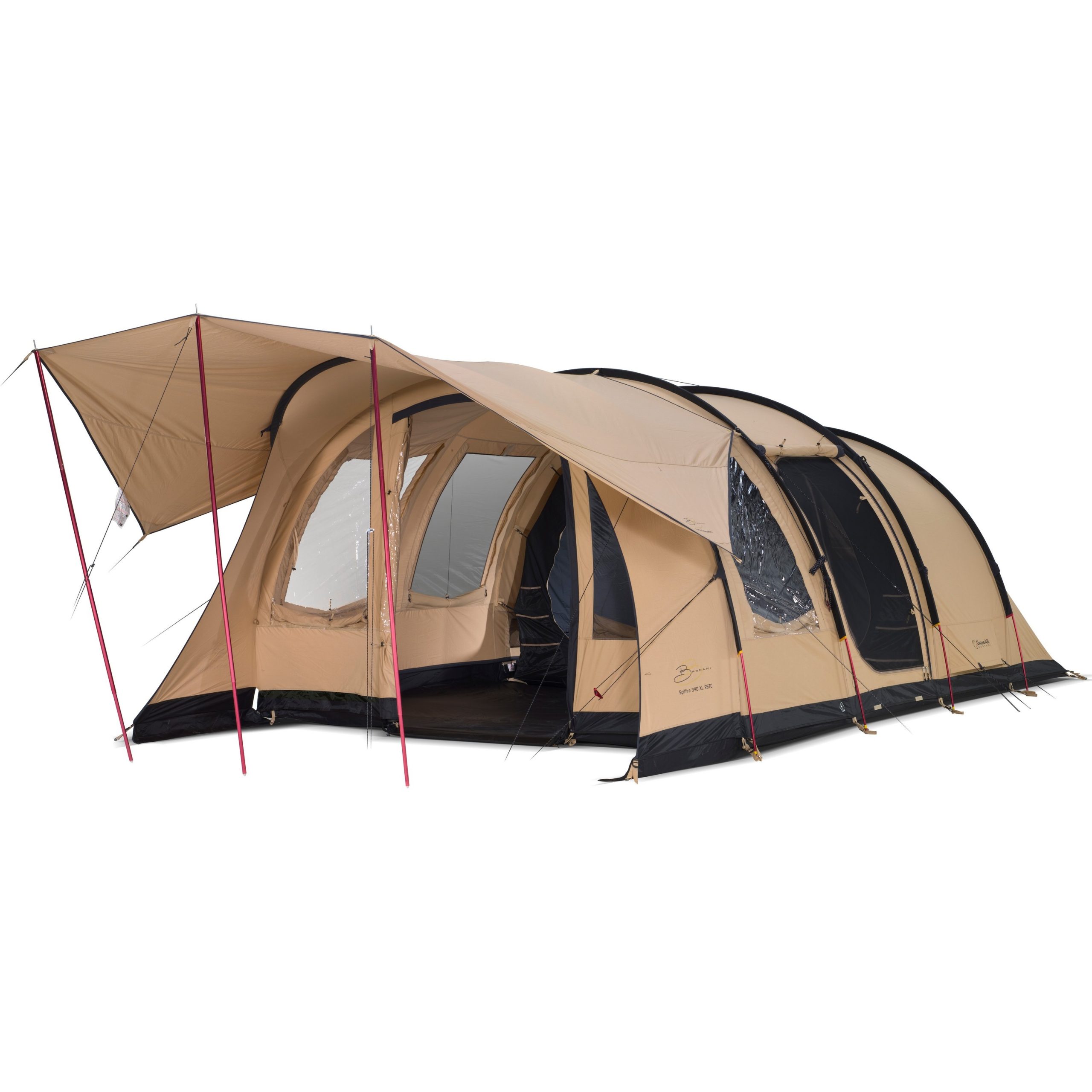 bardani-spitfire-017tdv-1.jpg Bardani Spitfire 340 XL RSTC tunneltent beige black - Afbeelding 1