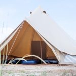 Bell Tent 500 Tipitent 100% Schimmelvrij Beige Kampeer Tent Glamping Safari... | bol
