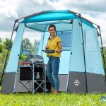 Koken, schuilen, chillen: het kan in deze 5 grote bijzettenten Campingtrend