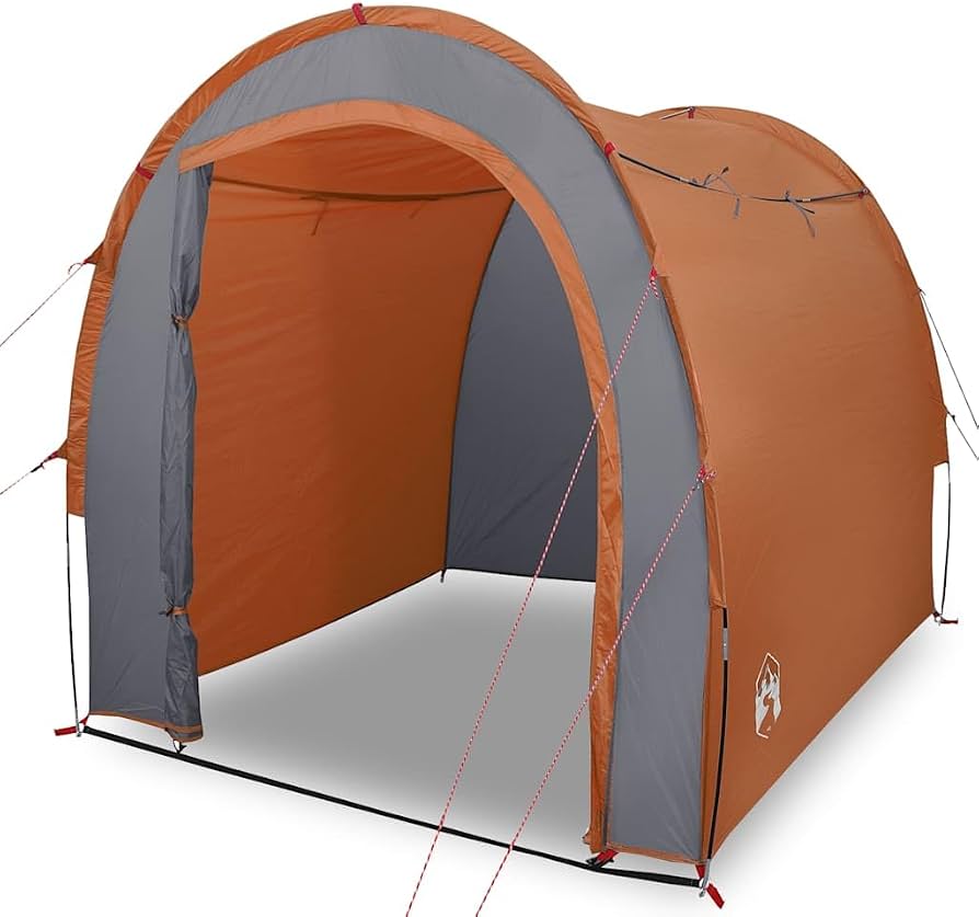 bijzettent-999kyn-1.jpg Bijzettent, oranje, waterdicht, opbergtent voor gezin, campinguitstapjes, met draagtas, opvouwbare tent met opbergruimte : Amazon.nl: Sport & outdoor - Afbeelding 1