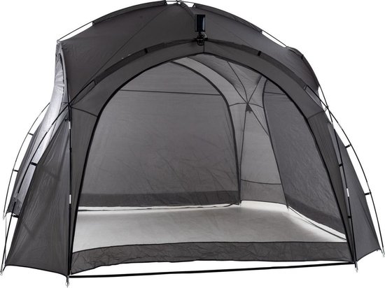 buitentent-680das-1.jpg Luxe Comfort Partytent Buitentent Waterdicht Grijs 3.5x3.5m | bol - Afbeelding 1