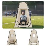 VEVOR Sporttent, 1200 x 1200 x 1900 mm, Pop up tent voor 1 persoon, buitentent met grondmat en hoes, kampeerschuilplaats voor evenementen, vissen, feesten