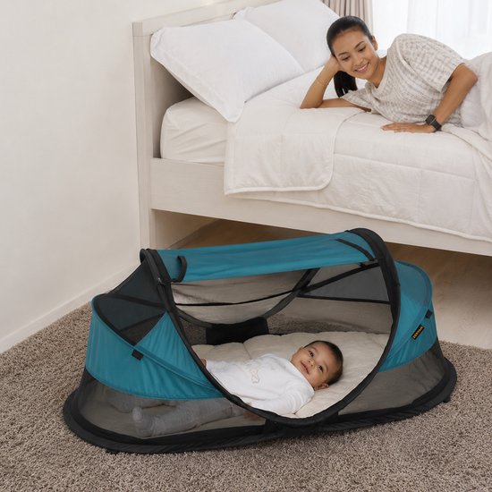 deryan-tent-110fkp-1.jpg Deryan Baby Luxe Campingbedje Reistent met zelfopblaasbare matras 0 2,5 jaar | bol - Afbeelding 1