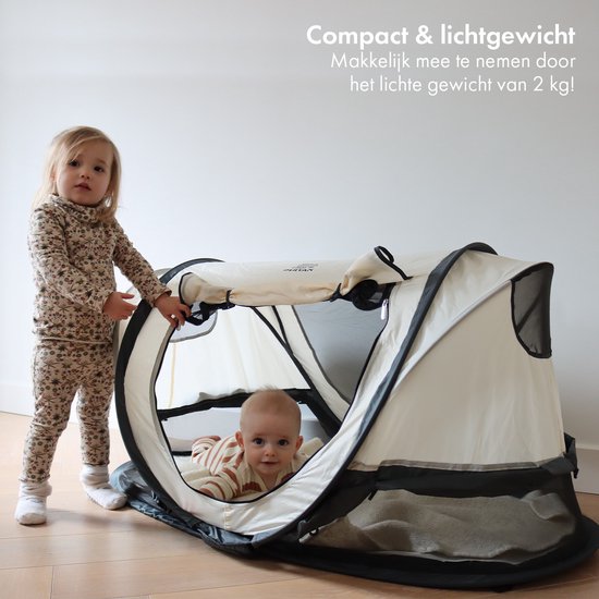 deryan-tent-317pts-1.jpg Deryan Shane Luxe Campingbedje Pop Up, Anti UV 50+, voor 0 3 jaar | bol - Afbeelding 1