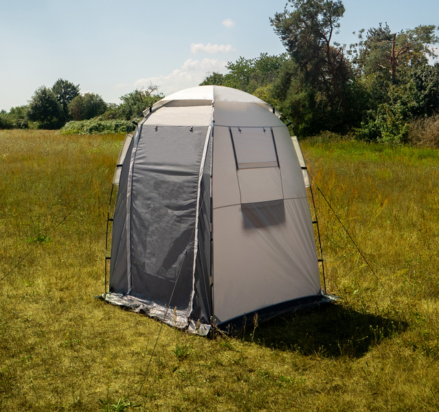 douchetent-154wfg-1.jpg Douchetent tent omkleden Campalto 150x150cm, hoogte 210cm - Afbeelding 1
