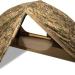 FREE SOLDIER Campingtent, outdoor, ultralichte eenpersoonstent in camouflage, outdoor camping, 1 persoonstent, avontuurtent, eenvoudig op te bouwen en ...