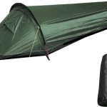 Eenpersoons Tent 220x90cm Survival Tent Army Green Inclusief Draagtas Groene... | bol