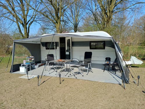 esvo-luifel-790dhm-1.jpg ESVO Panorama luifel 240, maat 13 grijs (m2420391412) — Kampeeraccessoires — Marktplaats - Afbeelding 1