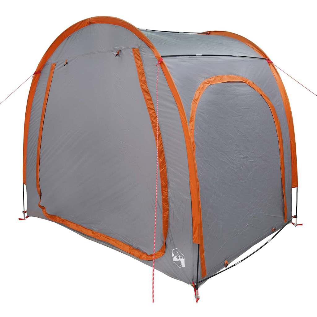 fietstent-776xhf-1.jpg vidaXL Fietstent 210 x 156 x 180 cm Waterdicht Grijs en Oranje online kopen | vidaXL.be - Afbeelding 1