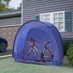 pro.tec Fietstent Bergendal opbergtent voor 2 fietsen weerbestendige camping en tuintent 198x84x160 cm blauw : Amazon.nl: Sport & outdoor