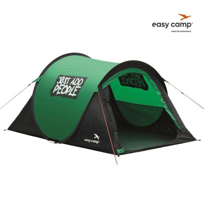 goedkope-tent-390nfd-1.jpg Voordelig een Easy Camp Funster Jolly Green pop up tent voor twee personen kopen? STASSAR.nl - Afbeelding 1