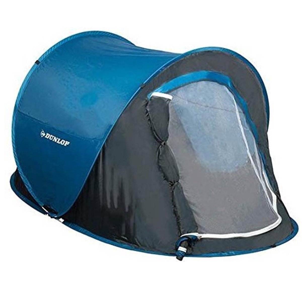 goedkope-tent-998isi-1.jpg Dunlop Pop Up Tent Blauw/ Grijs/ Wit 2 Persoons - Afbeelding 1