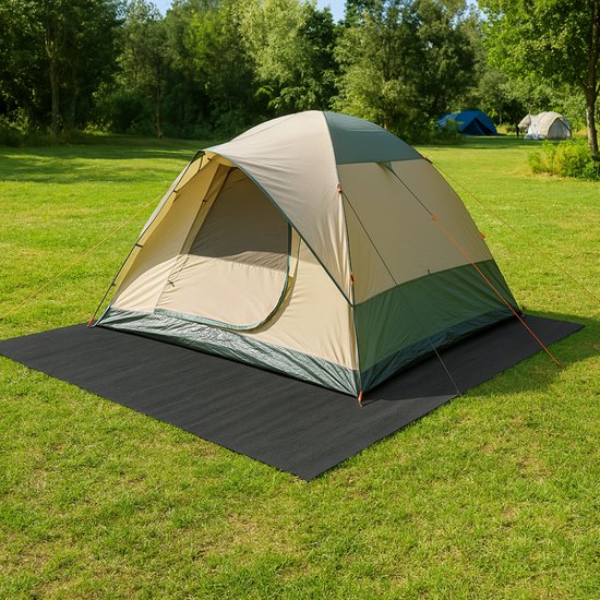 gronddoek-voortent-496lqt-1.jpg HIXA Grondzeil 2.5x3M Voortent Tapijt Vloermat Grijs Camping Gronddoek Tenttapijt Tentzeil Grondzeil Zwembad - Afbeelding 1