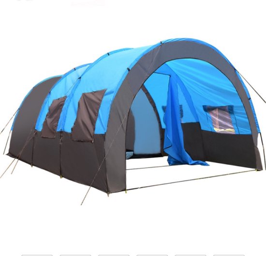 grote-tent-333bal-1.jpg Luxiqo® Familietent 10 Persoons Tunneltent Grote Tent 8 Persoons Tent Tent 10... | bol - Afbeelding 1