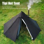 Camping Tipi Tent Outdoor Piramidetent Enkele personen Tipi Hot Tent voor kamperen Wandelen kopen vanaf een prijs van 223 | Joom