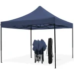 Lifegoods Partytent Opvouwbaar 3x3 M Easy Up Waterdicht Donkerblauw