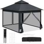 J&R Partytent Feesttent Paviljoen tent Inklapbare partytent Pop up tent Tuin... | bol