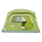 VEVOR Kampeertent 6 Persoons Pop up Tent 305x275x200cm Koepeltent Zeildoek gemaakt van 190T Dacron + 150D Oxford Frame gemaakt van Q235 + Fiberglass Trekkingtent Festivaltent Tent met Deur en Drie Ramen Groen | VEVOR NL