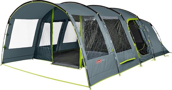 kampeertent-6-personen-951kni-1.jpg Coleman Vail 6L tunneltent familietent 6 persoons XXL slaapcabines drempelloze... | bol - Afbeelding 1