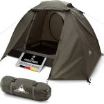 WANDERFALKE® Tent voor 2 4 personen, waterdicht, ultralicht, kleine pakmaat, campingtent met voortent, familietent, outdoor tent voor camping, reizen, ...