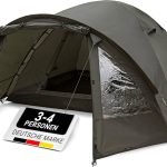WANDERFALKE® Tent voor 2 4 personen, waterdicht, ultralicht, kleine pakmaat, campingtent met voortent, familietent, outdoor tent voor camping, reizen, ...