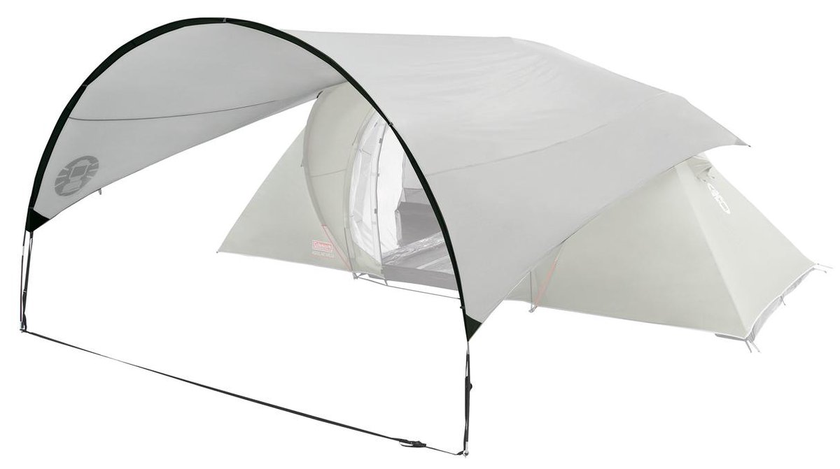 luifel-tent-109mel-1.jpg Coleman Classic Awning Tentluifel universeel geschikt voor vrijwel alle tunneltenten Grijs - Afbeelding 1