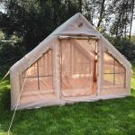 100% opblaasbare glamping tent Sand 3 personen 2 x 3 x 2,1 meter | bol