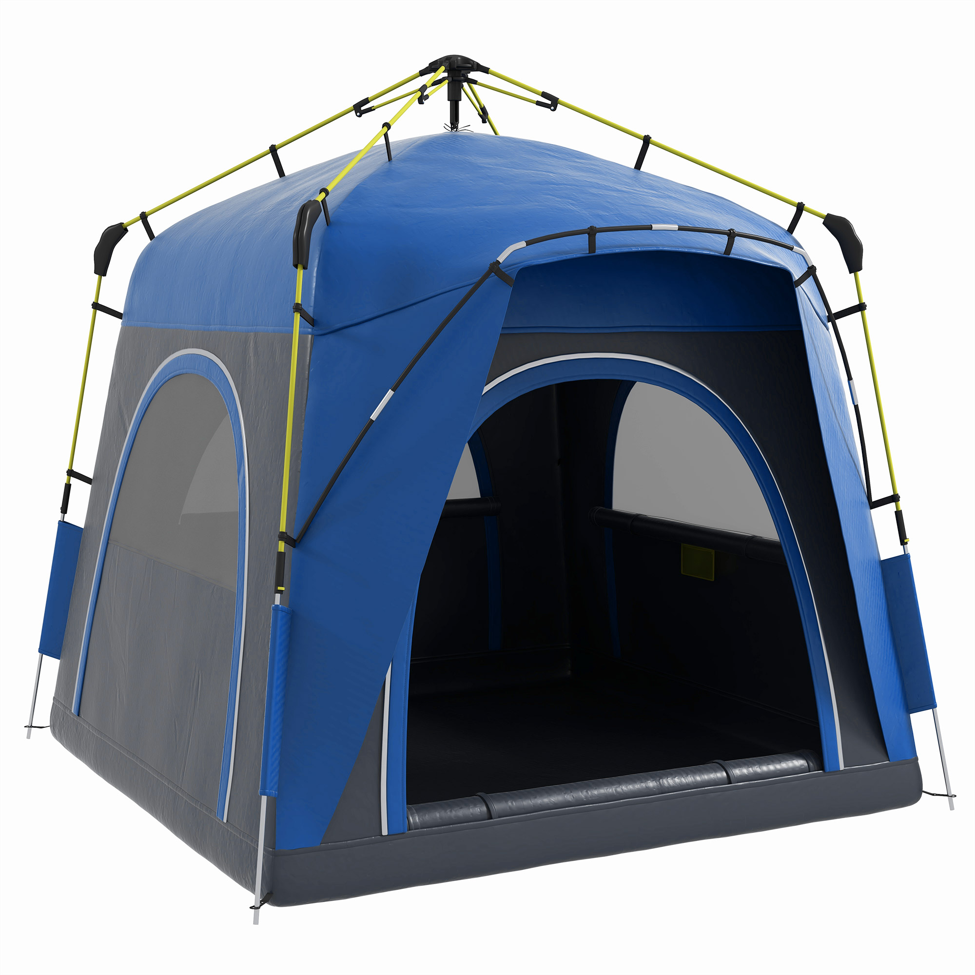 opgooi-tent-361snq-1.jpg Outsunny 4 Persoons Koepeltent Pop Up Waterdicht, UV 50+ Bescherming, voor 4 Personen - Afbeelding 1