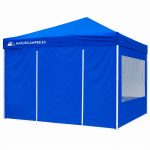 Opvouwbare Partytent 3x3 m met 4 Zijwanden – Waterdicht Easy Up Paviljoen, Blauw | Decathlon