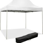 3 x 2 m witte opvouwbare partytent, bekleed met waterdicht PVC | Makro