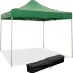 3 x 3 m groene opvouwbare partytent, bekleed met waterdicht PVC | Makro