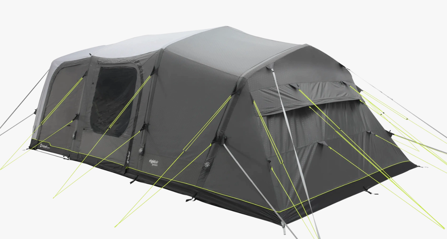 outwell-tenten-194ces.webp Outwell Opblaasbare Tunneltent Iowa 5 Air | Kampeerhal Roden - Afbeelding 1