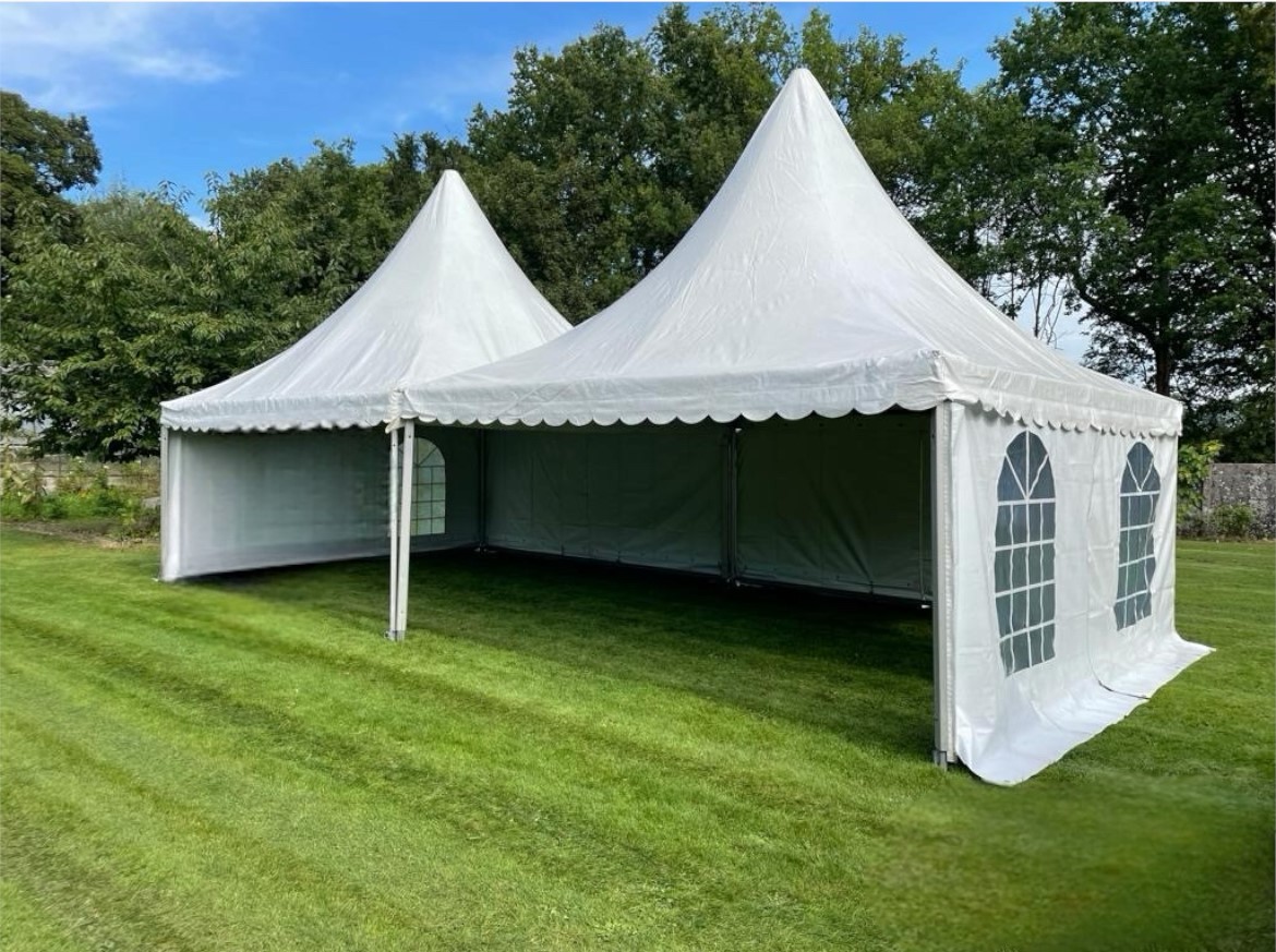 pagode-tent-160qnk-1.jpg Pagode tent 5x5m. exclusief vloer Van Workum Verhuur - Afbeelding 1