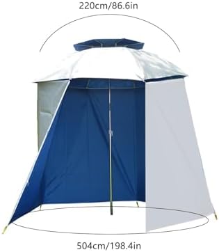 paraplutent-645zut-1.jpg Draagbare paraplutent, sportparaplu, waterdichte visparaplu, UV | bescherming, paraplu accessoires, halfronde paraplu, strandparaplu voor sport, 2, Refer to description : Amazon.nl: Sport & outdoor - Afbeelding 1