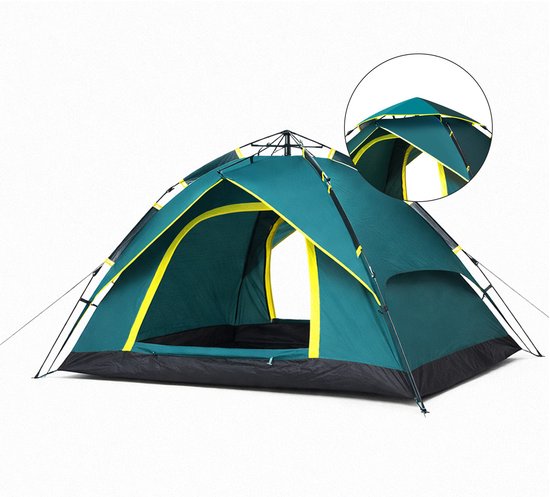 paraplutent-945nxf-1.jpg Pop up Tent 2 Persoons met Draagtas – Waterdichte Kampeertent – Compact, Draagbaar,... | bol - Afbeelding 1