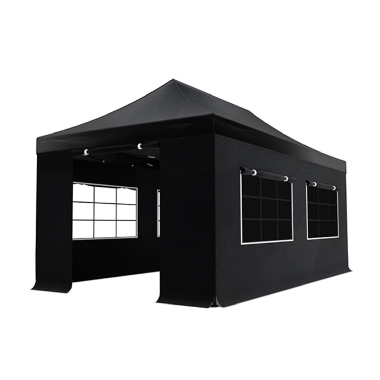 party-tent-3x6-811siz-1.jpg Lizzely Garden & Living Easy up 3x6m zwart luxe partytent opvouwbaar - Afbeelding 1