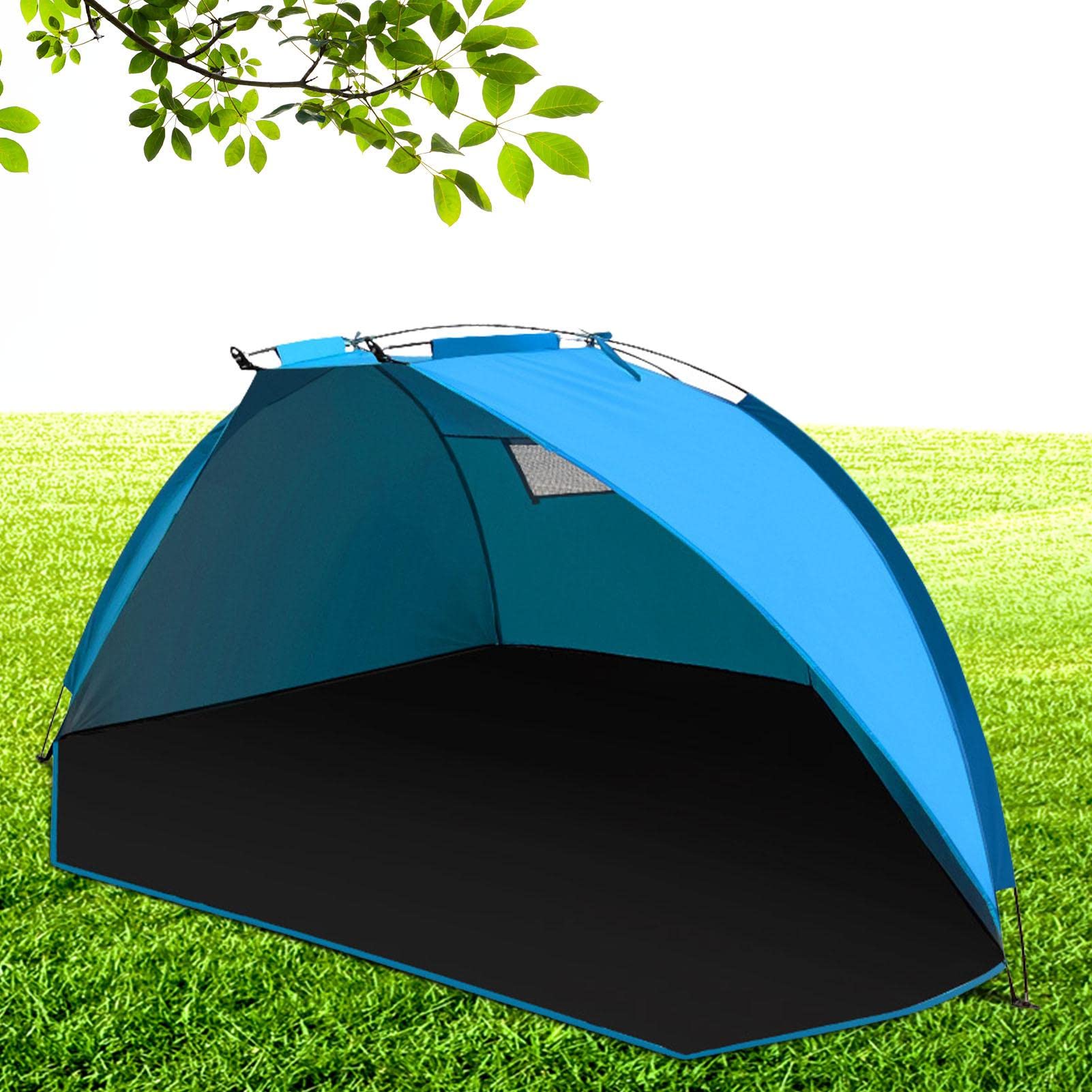 schaduwtent-230eke-1.jpg Outdoor schaduwtent, lichte strandtent, camping, strandtent | ventilatie en ademend, draagbare vistent, draagbare strandzonwering voor parken, meren, camping, wandelen, : Amazon.nl: Sport & outdoor - Afbeelding 1