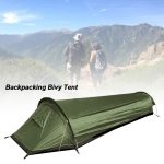 Slaaptent Draagbare Bibby Tent Shelter, Waterdichte Camping Tent | Ultralichte Eenpersoons Camping Tent, Oxford Doek Slaapzak voor Wandelen Klimmen ...