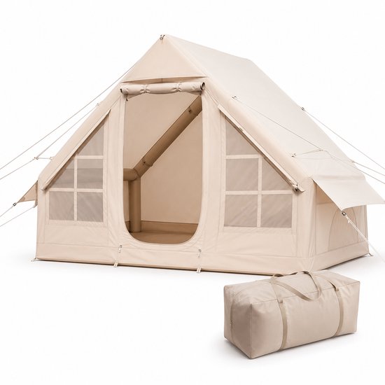 slaaptent-514bhr-1.jpg Jurrys Opblaasbare Tent Kampeertent Slaaptent Outdoor tent Recreatietent ... | bol - Afbeelding 1