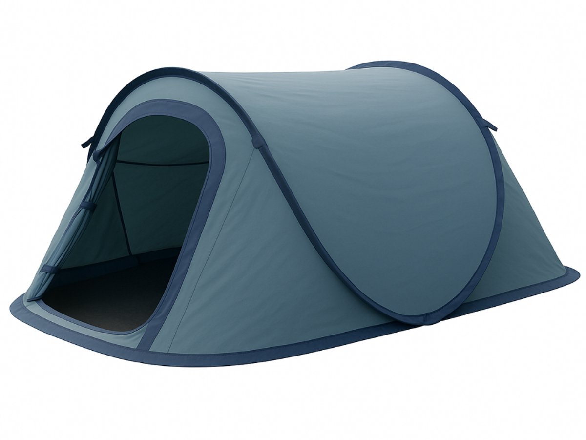tent-1-persoon-493muw-1.jpg Pop Up Tent 1 Persoons Blauw 220x120x95cm Kamperen | bol - Afbeelding 1