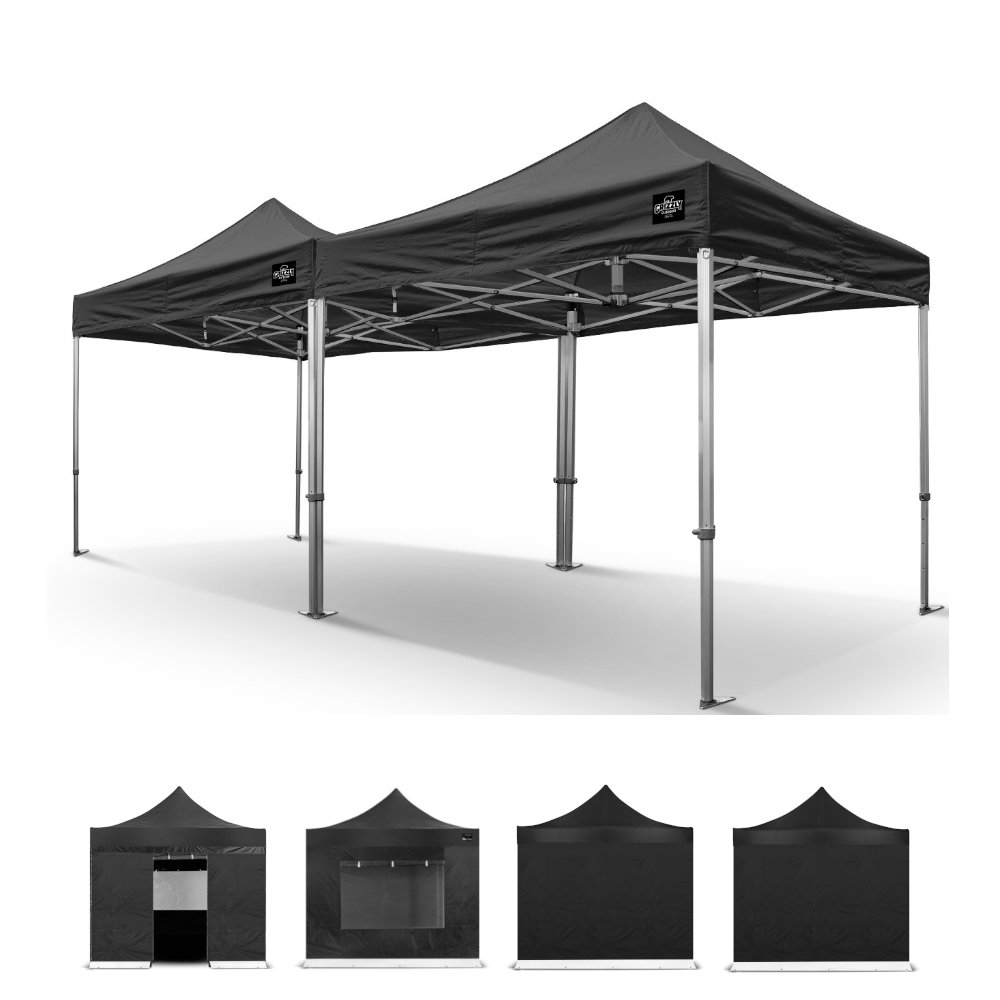 tent-8x4-597xgt-1.jpg Easy Up tent zwart huren Bos Verhuur Barneveld (TIP). - Afbeelding 1