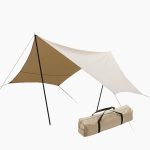 Luifel Tarp Katoen Beige 420x420 cm | Dimehouse